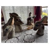 4 Royal Copley deer planters/figure