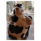 Stack on cookie jar cows. In the box.