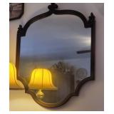 Beautiful walnut wall mirror 30x36