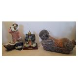 3 Oriental figures