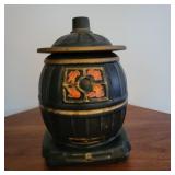 Cookie jar McCoy black pot belly stove