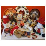 Box Christmas - trays, bear, angels, etc