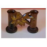 Roseville double vase