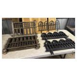 Plastic garden fence, 12 pieces