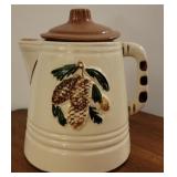 Cookie jar - American bisque Pine cone coffee