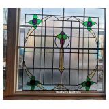 Beautiful stained glass window - one piece