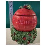 Brand new Christmas candle on base - smells