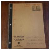 Hand written notes from Chichi Jima  photos and