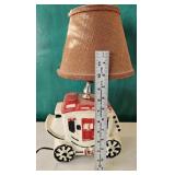 Pottery Stagecoach light