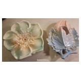 2 pottery wall pockets - McCoy