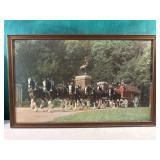 Vintage Budweiser Clydesdale print 20ï¿½x32ï¿½