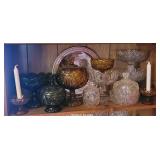Row 3 DR bookshelf - Moon and Stars glassware &