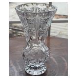 Beautiful cut glass vase