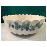 McCoy pottery bowl w/ grapes