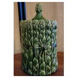 Cookie jar -  Asparagus