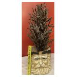 Resin Santa tree holder
