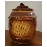 Cookie jar - American bisque  cookie barrel