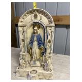 chalkware religious statue