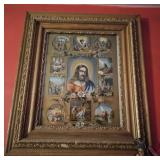 Victorian religious print still hanging