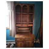 2pc Maple drop front desk