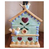 Cookie jar - Country Birdhouse