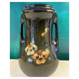 Early McCoy Loy-Nel-Art hand-painted vase
