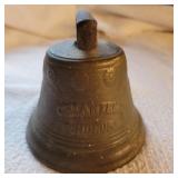 Antique Cast Brass Bell 1878 Saignelegier