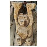 Chainsaw carved bear 30"t