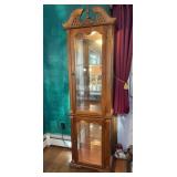 2 door light-up curio 78ï¿½x20ï¿½x13ï¿½