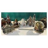 Christmas villages, snow globe, mangers etcï¿½
