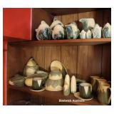 Corn pattern pottery - Shawnee, etc... Top 2 rows