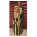 Folksy carved Santa