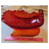 Amberina Christmas sleigh - large