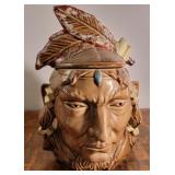 Cookie jar McCoy, dark Indian.