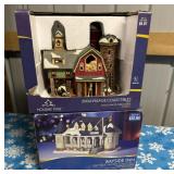 tub of Village collectibles