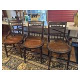 3 stick and ball chairs