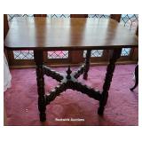 Beautiful Oak table with ornate carvings Aprx