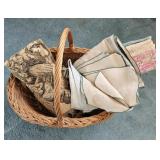 Basket - doilies, tablecloth, etc...