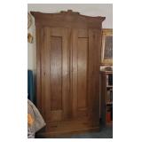 2 door 1dr Oak wardrobe - 44x16x85 tall