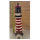 Cast iron lighthouse 17in