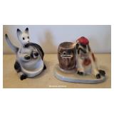 2pcs McCoy - St Bernard dog bank & punching