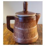 Cookie jar McCoy teapot brown.