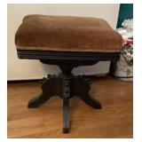 Victorian Organ stool 17x13x19