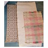 3 Throw rugs in bag