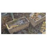 2 planters 24"11"10"