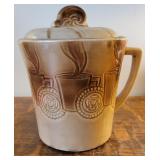 Cookie jar vintage American bisque