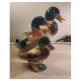 3 pottery ducks - Royal Copley?