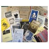 Ephemera - playbills & sheet music - local & NYC