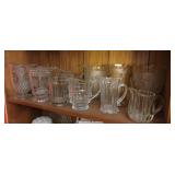 Water pitchers - Row 3 On D/r shelves