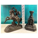 Gothic candleholder & Alexander the Great